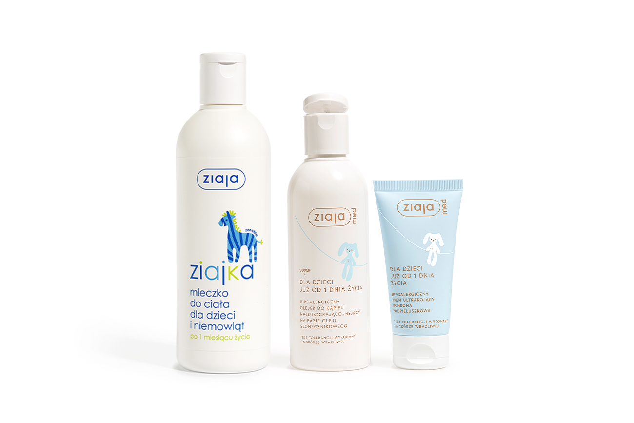 We współpracy z marką Ziaja, polskim producentem nowoczesnych kosmetyków, organizujemy test 3. produktów (2. z serii Ziaja med dla dzieci i 1. z serii Ziajka).