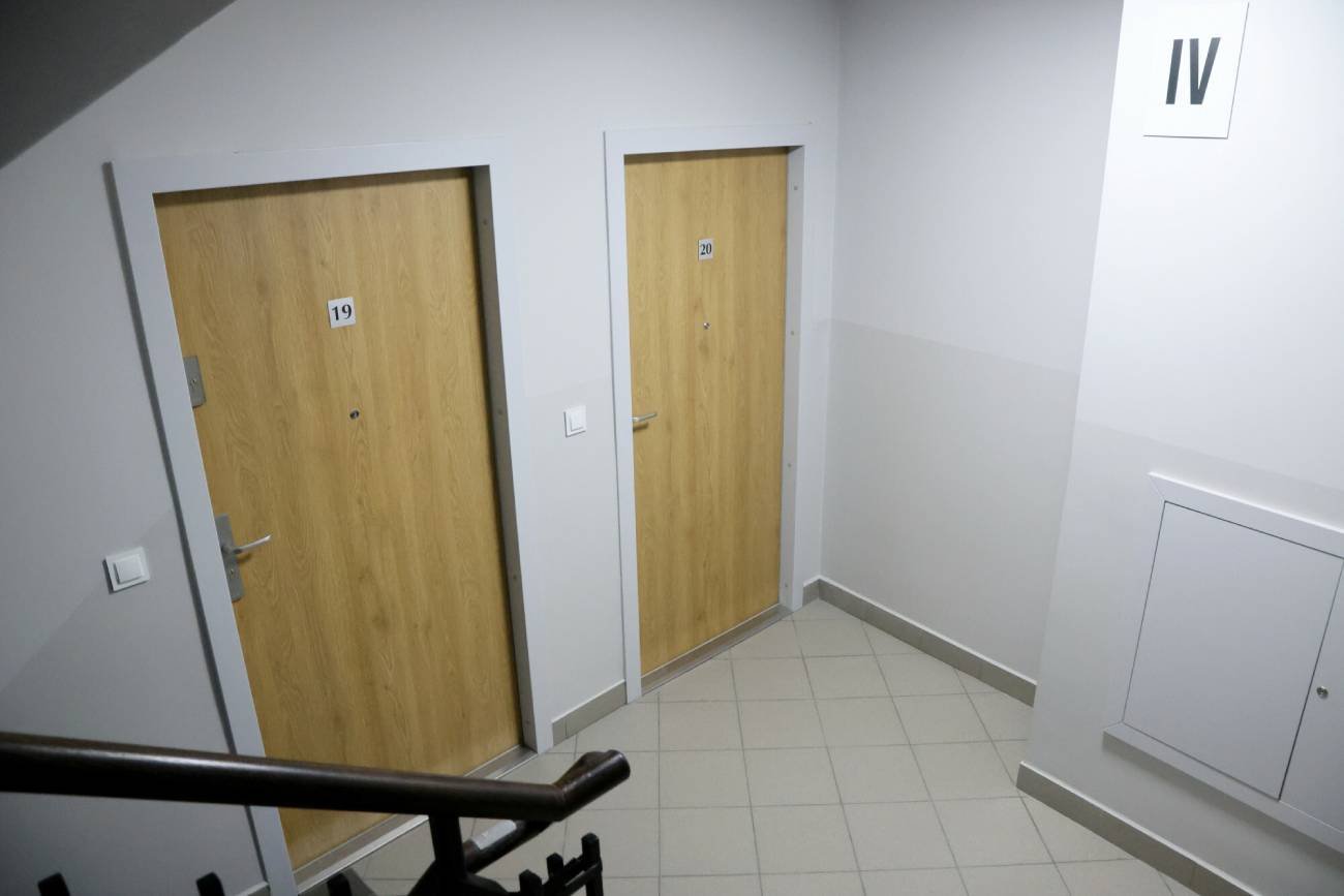 Klatka schodowa w bloku