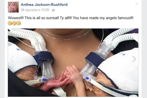 Fot. screen Facebook [url=https://www.facebook.com/cookie.jackson?fref=nf]Anthea Jackson-Rushford[/url]