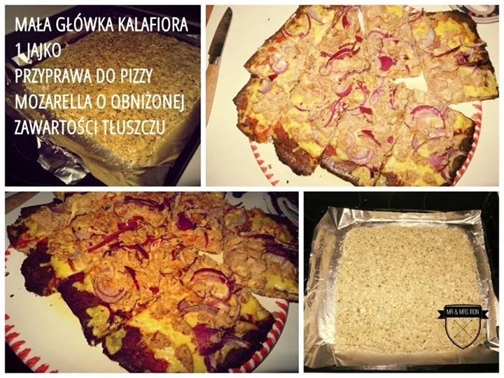 Pizza na cieście z kalafiora