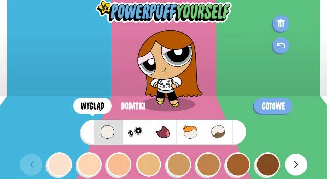 W aplikacji od Cartoon Network dziecko może stworzyć swój własny awatar.
