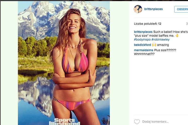 Modelka uwielbiana jest z powodu kobiecej urody na całym świecie. Tu na okładce "Sports Illustrated"
