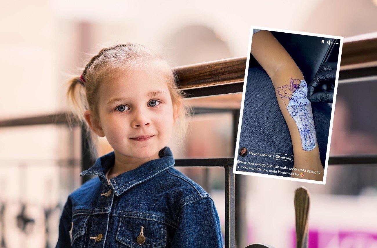 tatuaż dla dziecka