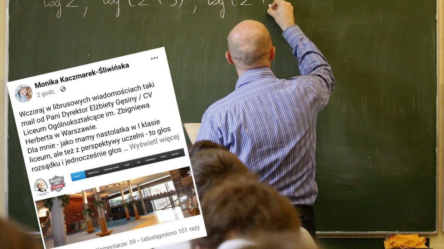 Rodzice licealistów mieli zastrzeżenia do realizowanego programu z matematyki na poziomie podstawowym.