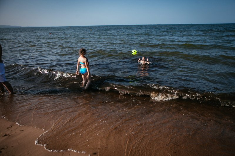 Zdjęcie ilustracyjne, plaża w Gdańsku