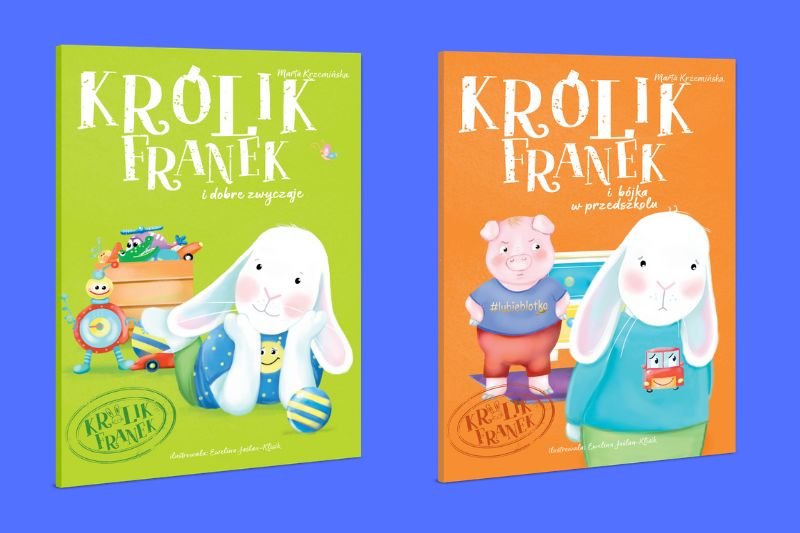 Głównym bohaterem książek Marty Krzemińskiej jest chodzący do przedszkola sympatyczny królik
