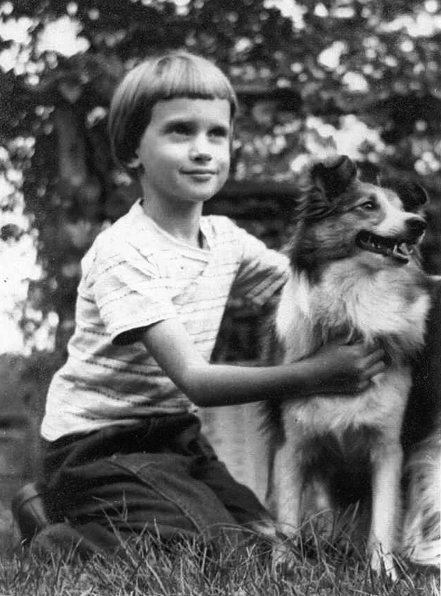 Nancy Springer w dzieciństwie.