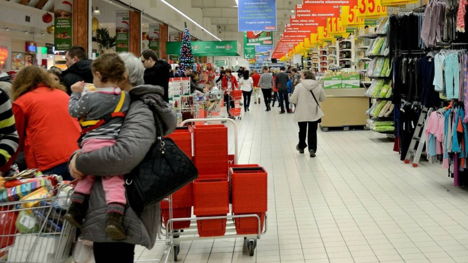 Kolejka w markecie.