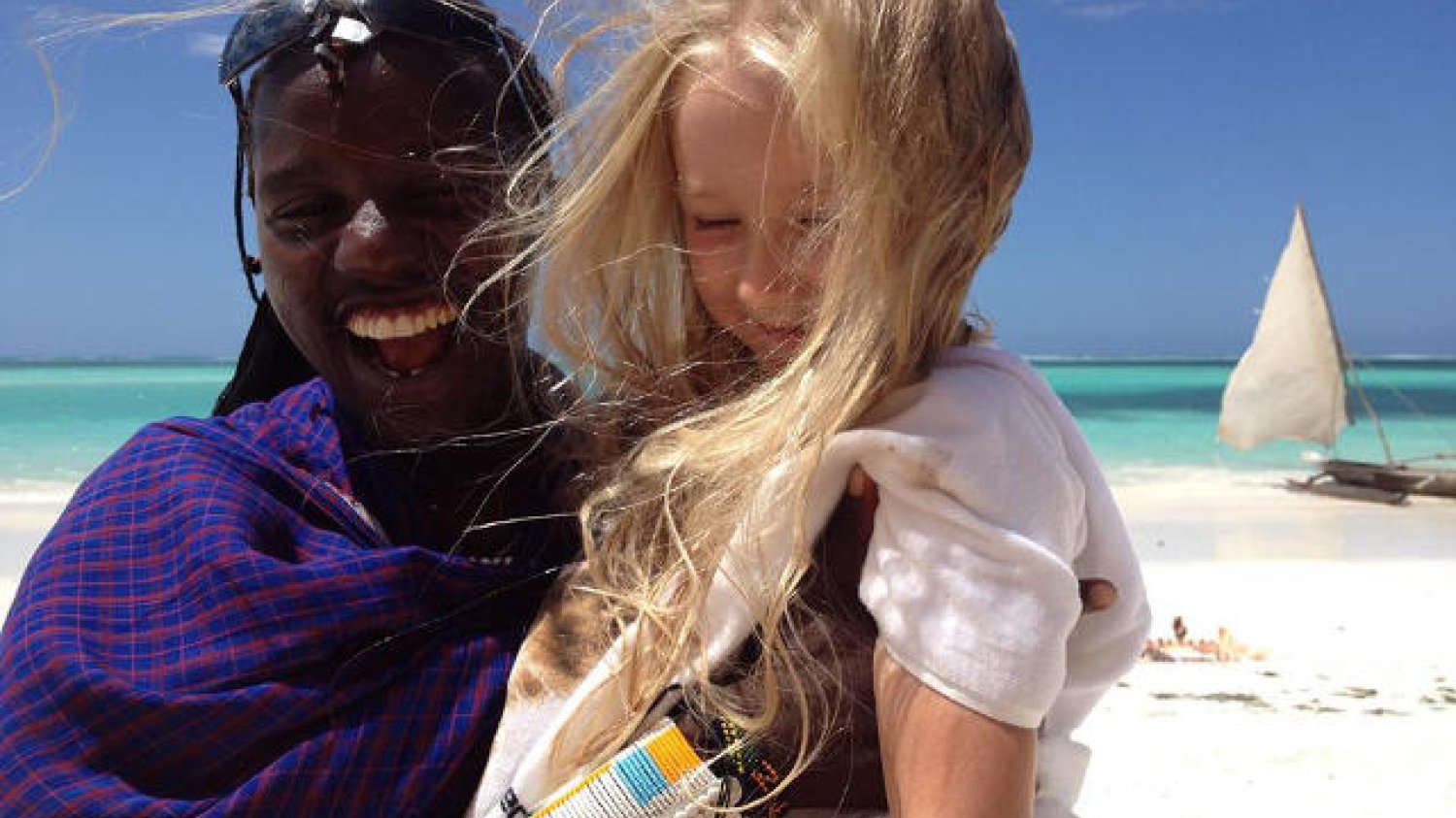 Małą Reporterka była w wielu miejscach. Tutaj zdjęcie zrobione na Zanzibarze.