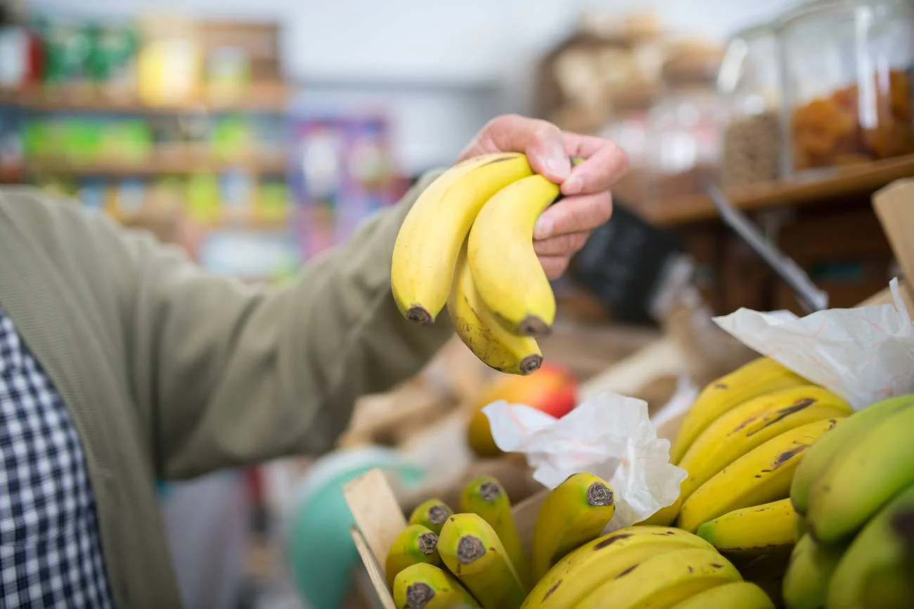 banany, dieta, jedzenie bananów, potas w diecie, wychłodzenie organizmu, potliwość