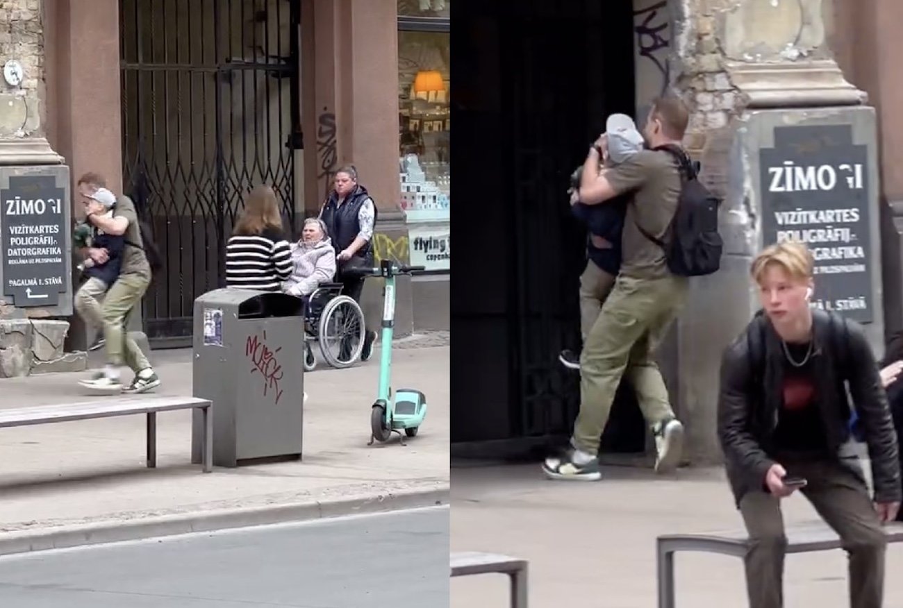 Bloger Andrejko Epta "porywał" na oczach ludzi kilkuletniego chłopca.