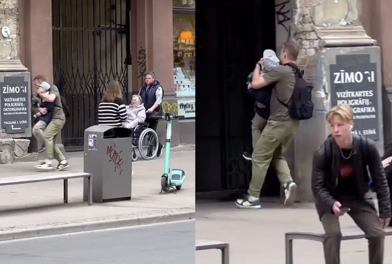 Bloger Andrejko Epta "porywał" na oczach ludzi kilkuletniego chłopca.