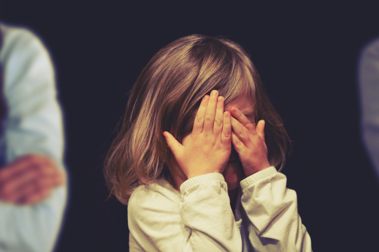 Zdenerwowane dziecko