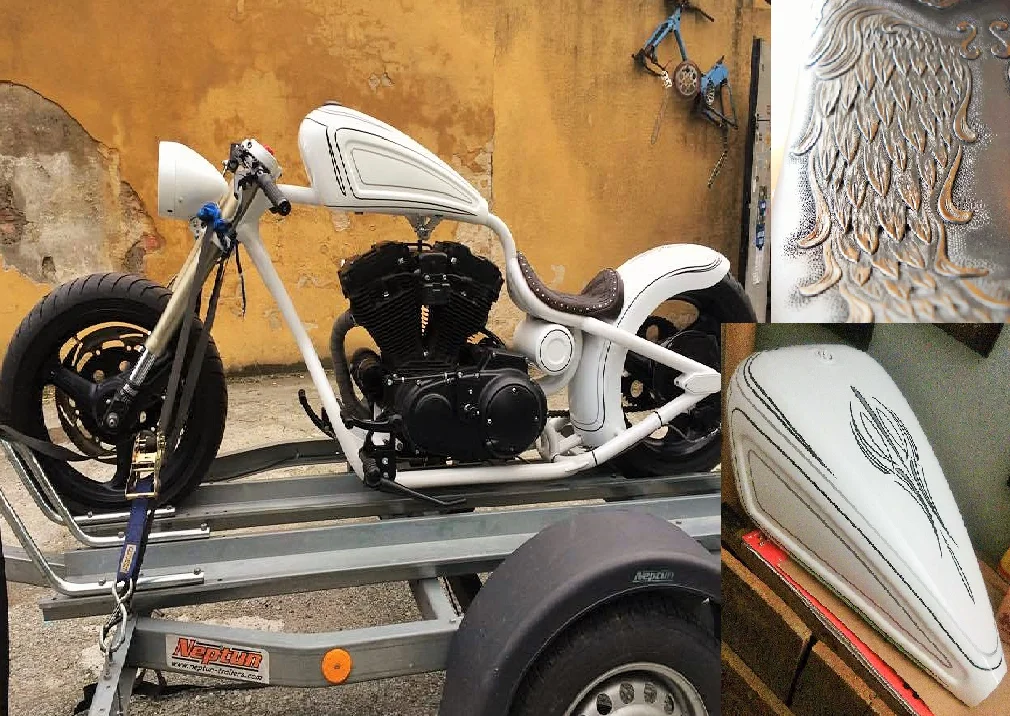 HARLEY - ręcznie składany dla Pięknych Aniołów