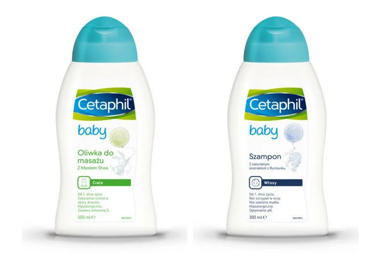 Do walki z ciemieniuchą nada się oliwka marki Cetaphil Baby. Producent ma też w swojej ofercie specjalny dla niemowląt szampon