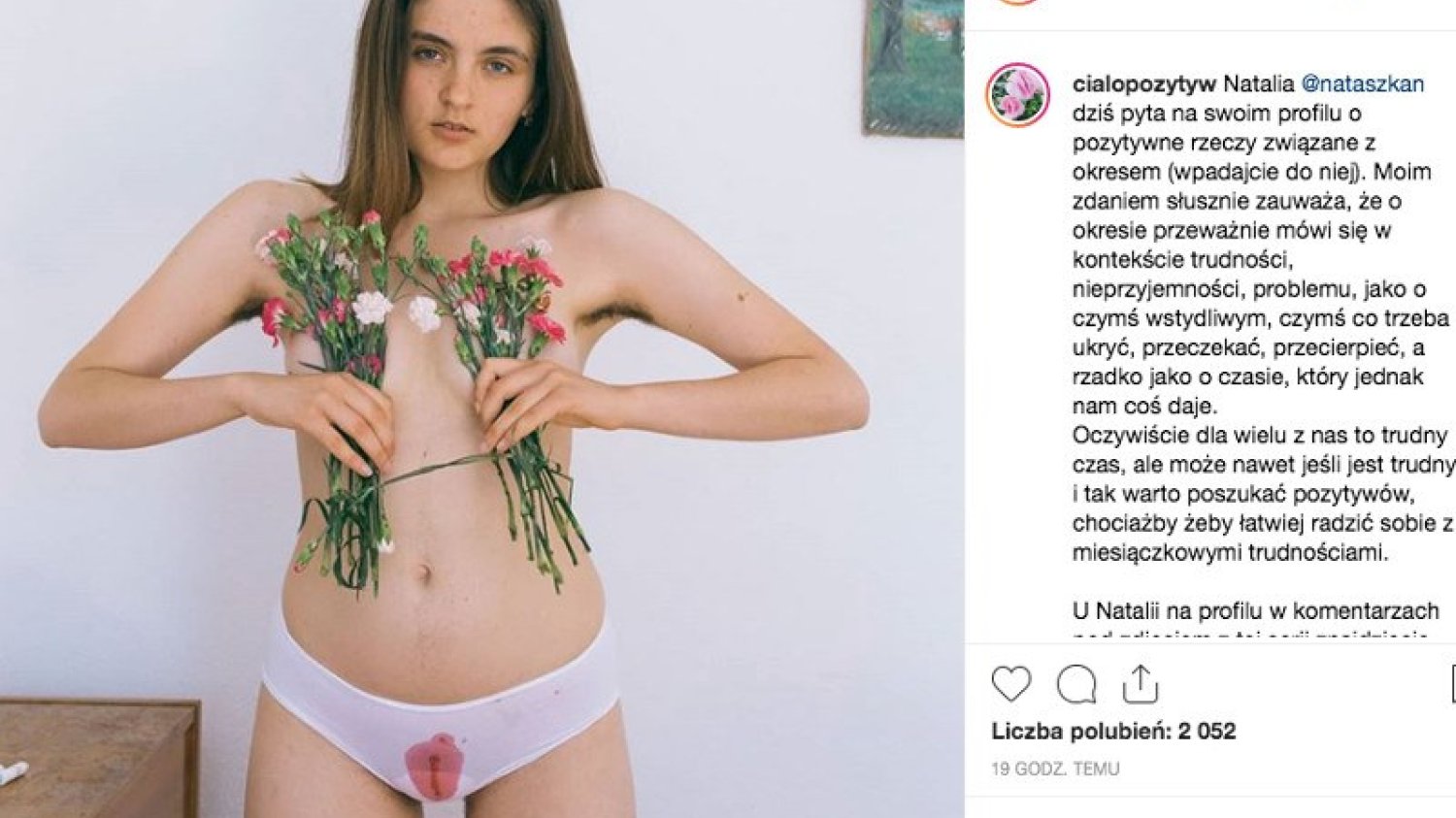 Nauczmy się lubić swoje ciało. Nawet w tych najmniej przyjemnych momentach