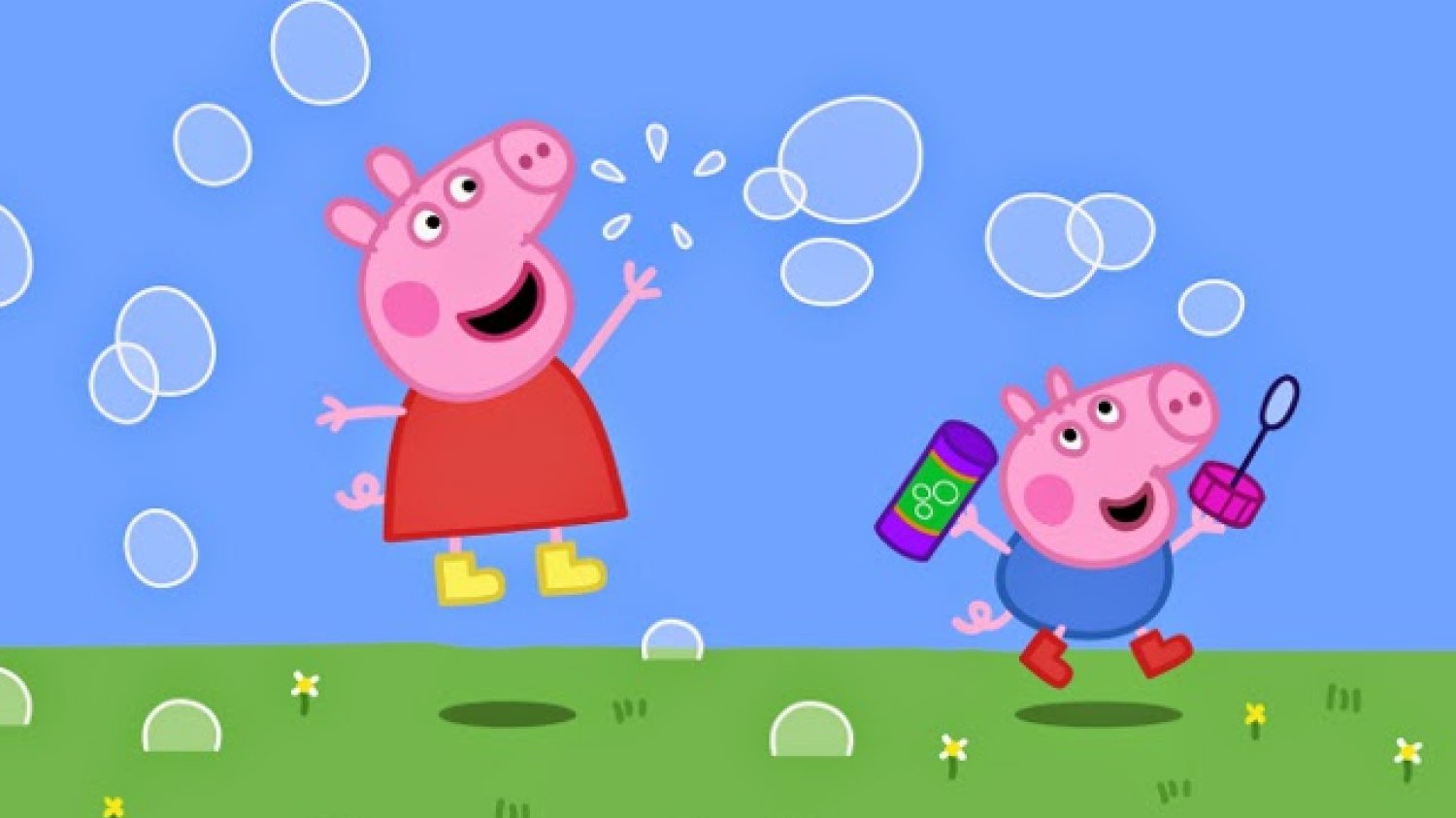 Świnka Peppa z bratem