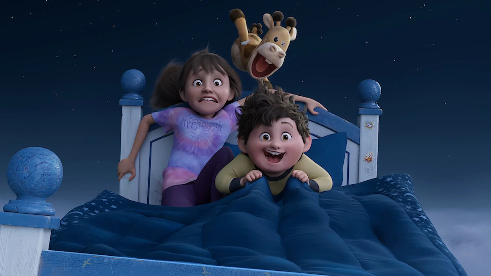 Na zdjęciu widać ujęcie z bajki "W krainie snów" – Stevie i jej młodszego z Piaskunem.