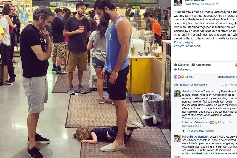 To zdjęcie jest dla ojca dziewczynki bardzo ważne.