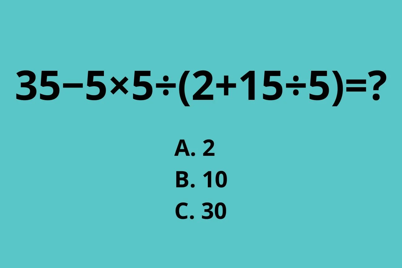 podchwytliwa zagadka matematyczna