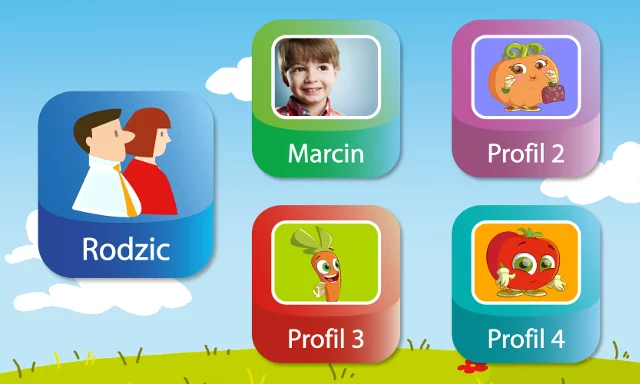 Tablet pozwala na korzystanie ze spersonalizowanych profili kilku osobom.