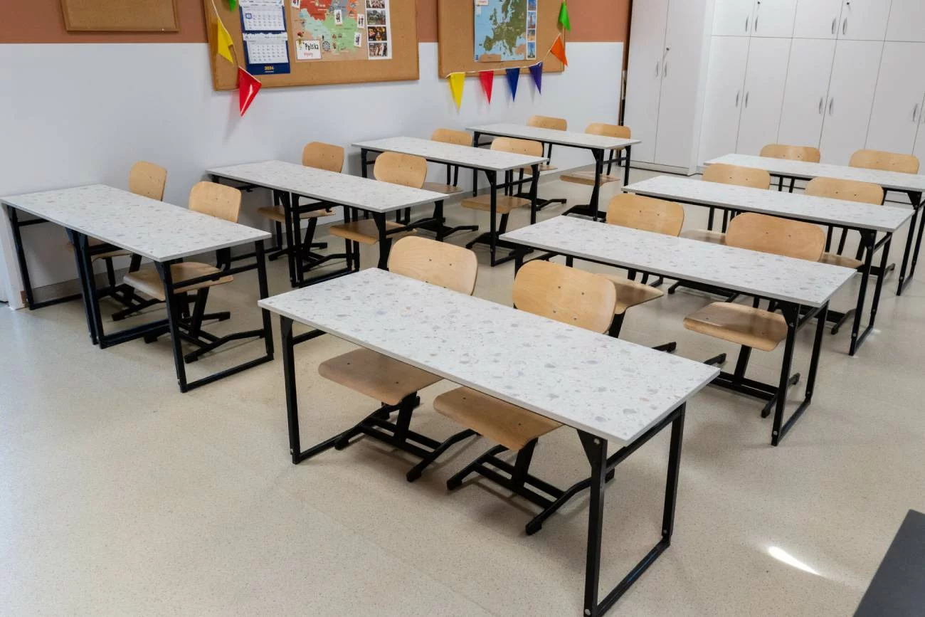 Szkolna klasa.