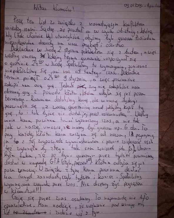 Taki list od syna nie zdarza się często