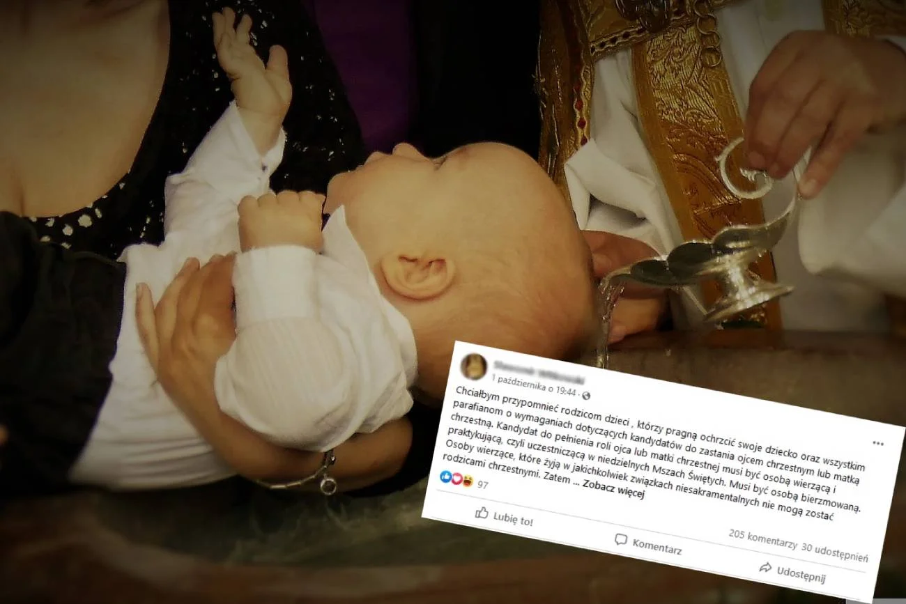 rodzice chrzestni, kto może zostać chrzestnym, kto może zostać chrzestną, matka chrzestna, ojciec chrzestny, chrzest święty, chrzest dziecka, wymagania dla chrzestnych, kościół katolicki, ksiądz