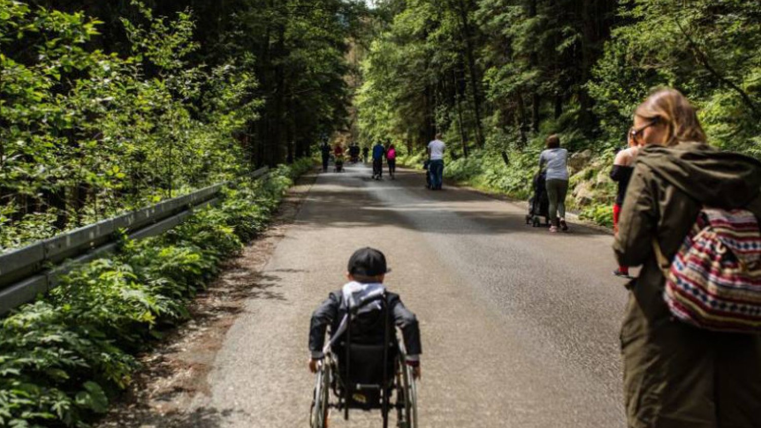 Mama i niepełnosprawny chłopiec brali udział w akcji Czyste Tatry