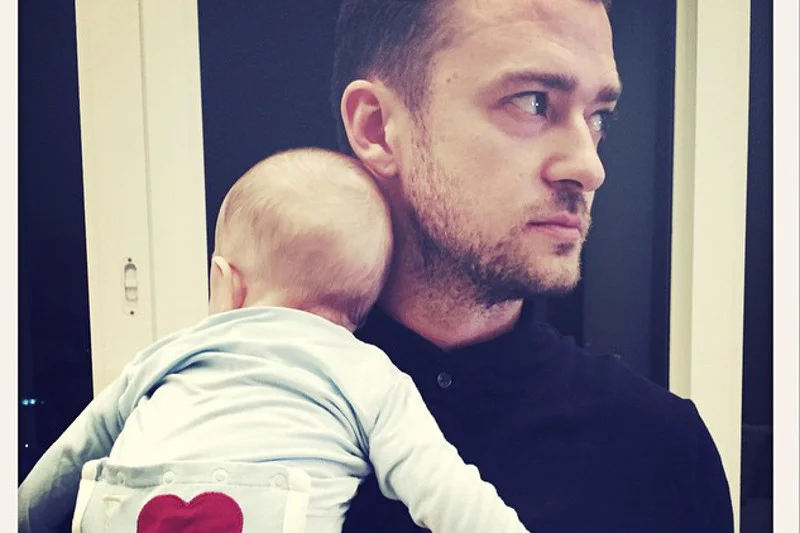 Justin Timberlake z synem Silasem