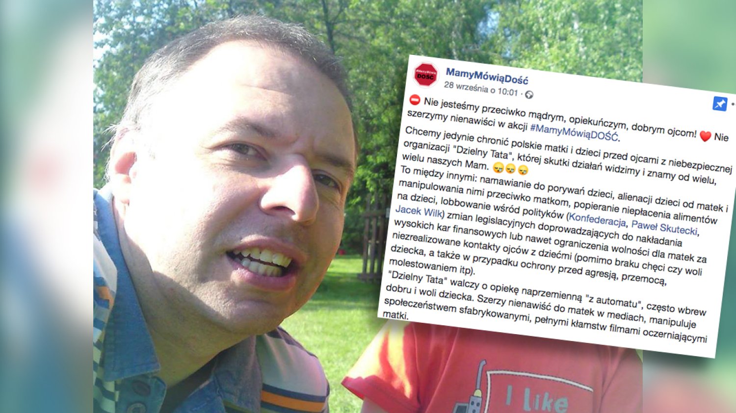 Kobiety zrzeszyły się przeciwko organizacji "Dzielny Tata"