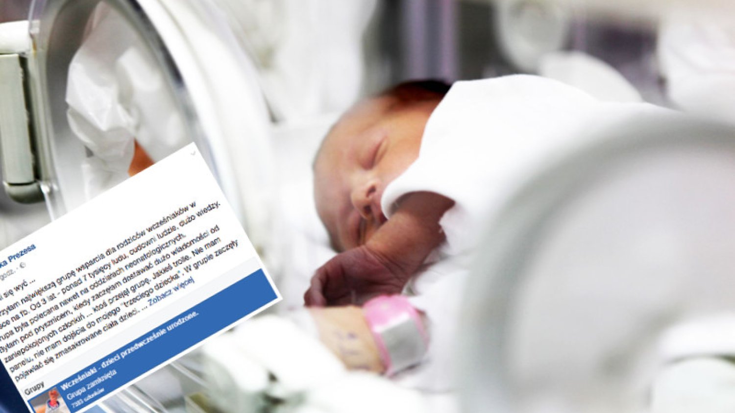 Przejęto grupę dla wcześniaków.