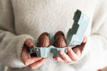 czekoladowe jajka, jajka z czekolady, przepis
