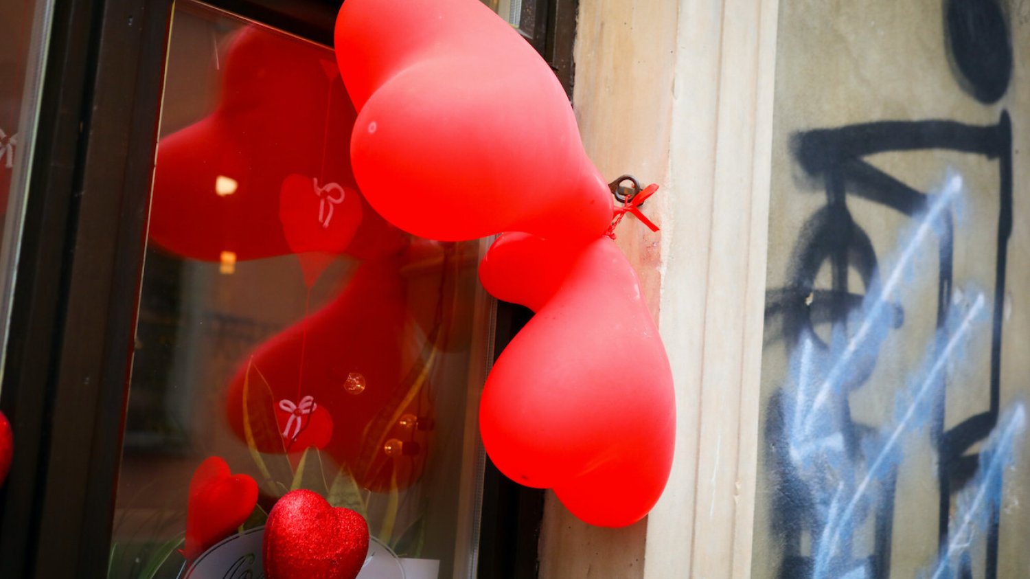 serca, walentynki, balony