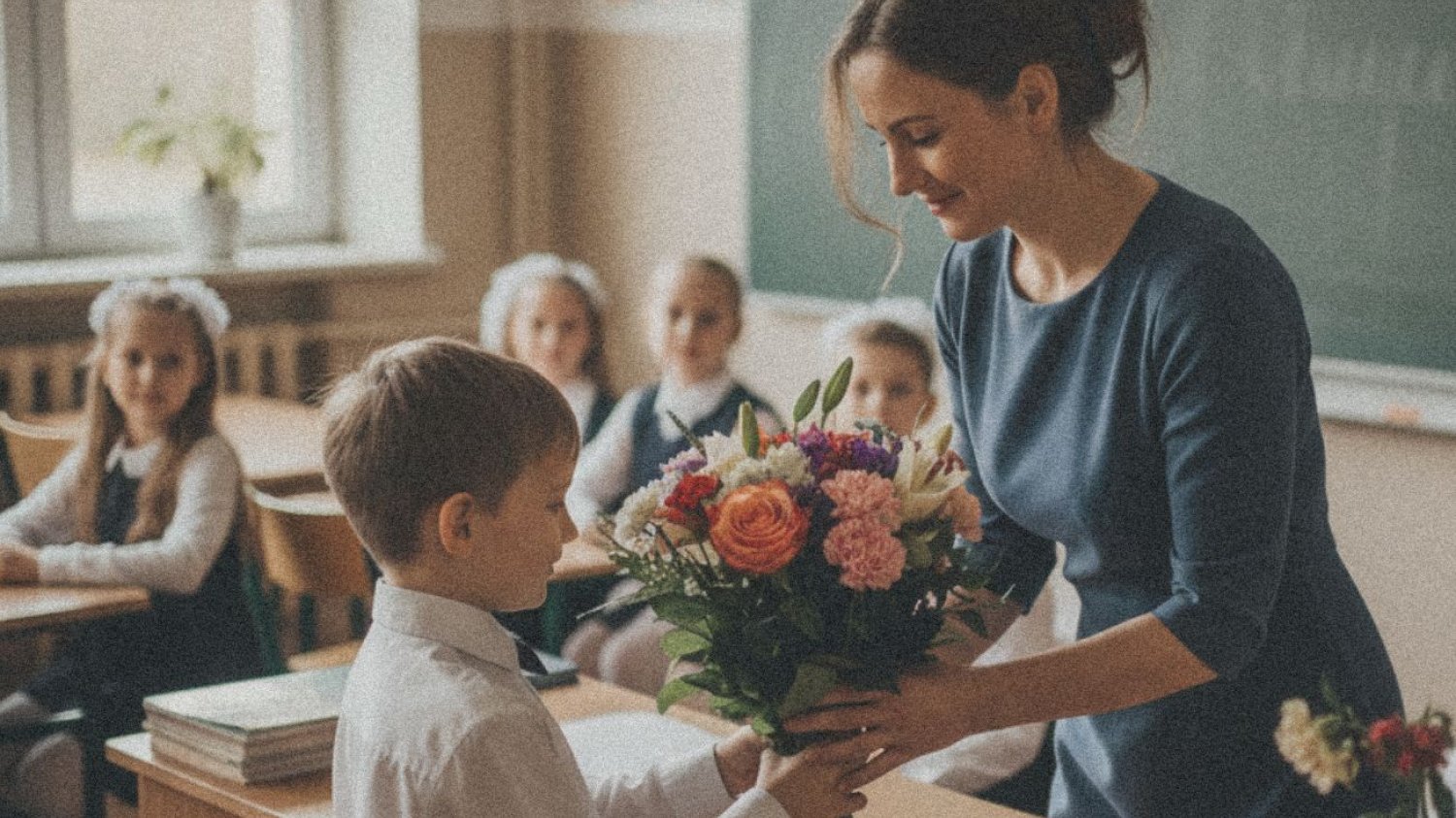 Wrzesień nie pachnie kredą, ale drogimi kwiatami. Lizusostwo to inwestycja