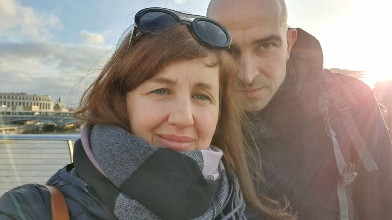 Katarzyna Łoza z mężem Wasylem, Polka we Lwowie