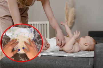 trik, lifehack, zmiana pieluchy, pielucha, ukryta funkcja w pieluchach