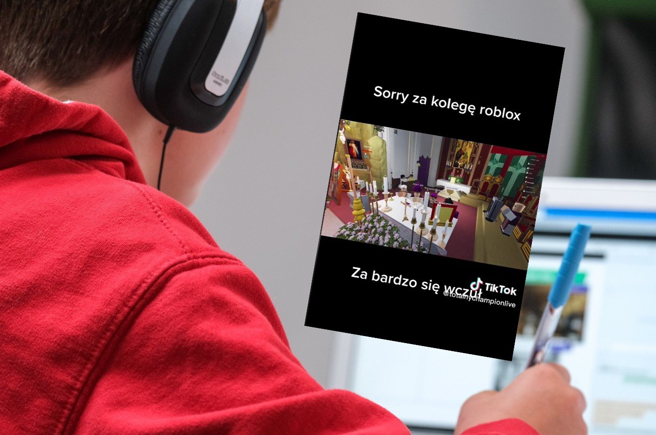 Msze święte w "Robloksie".