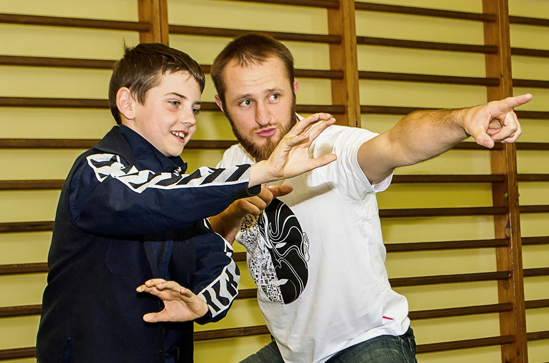 Mistrz Kung Fu trenuje Daniela z  AKADEMII PRZYSZŁOŚCI