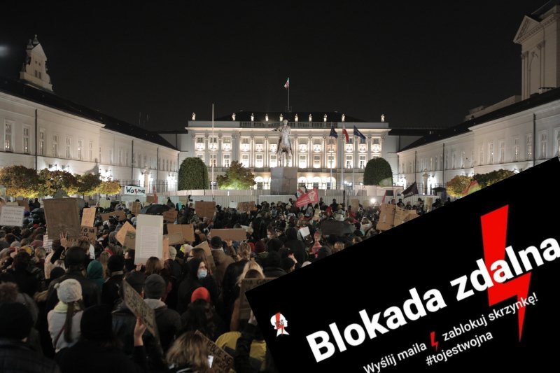 W poniedziałek rusza "blokada zdalna" skrzynek mailowych polityków, którzy popierają zakaz aborcji.