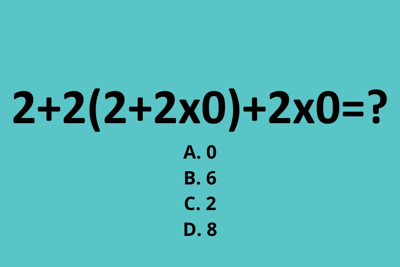 Równanie z dwójkami rozkłada dorosłych na łopatki. Dziecko rozwiąże je w 30 sekund