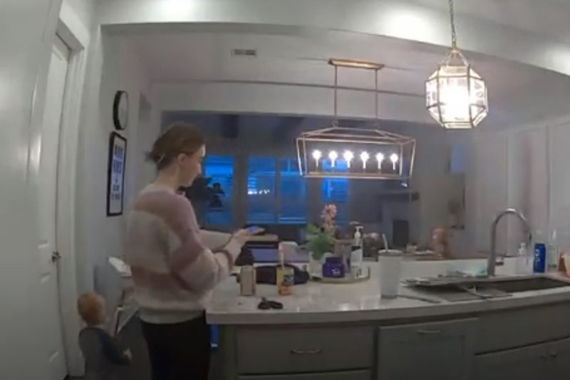 Niemowlę nieświadomie zrobiło mamie żart