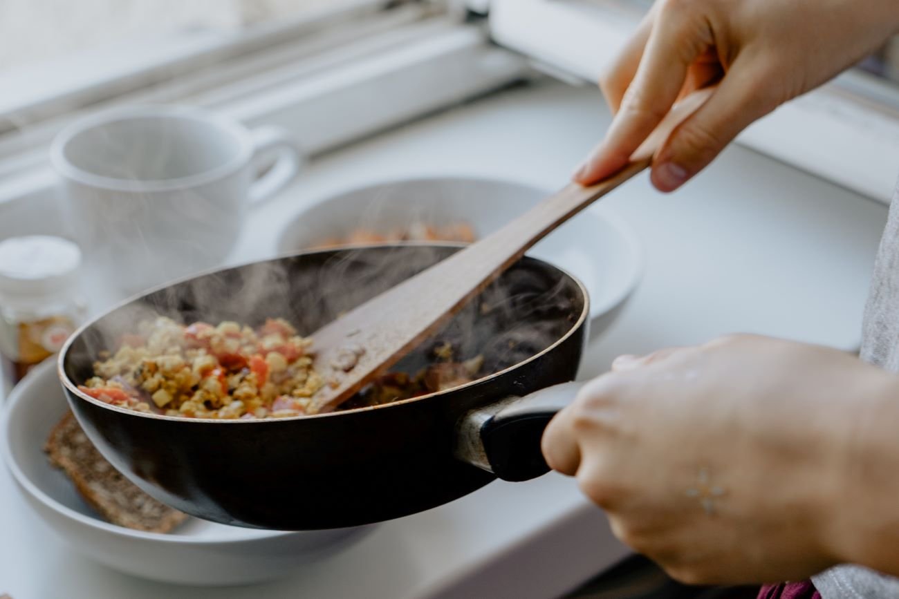 Kasza jaglana ze szpinakiem