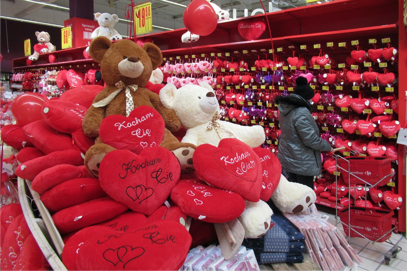 walentynki, sklep