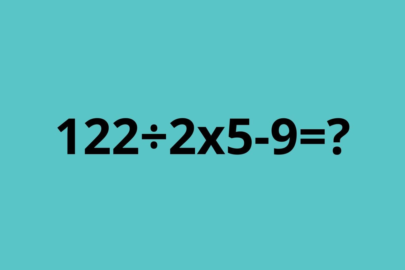 To zadanie z podstawówki miażdży dorosłych. Mało który obliczy wynik w pamięci