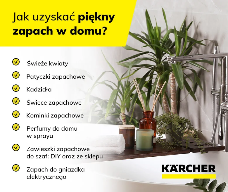 Jak uzyskać piękny zapach w domu? - infografika..