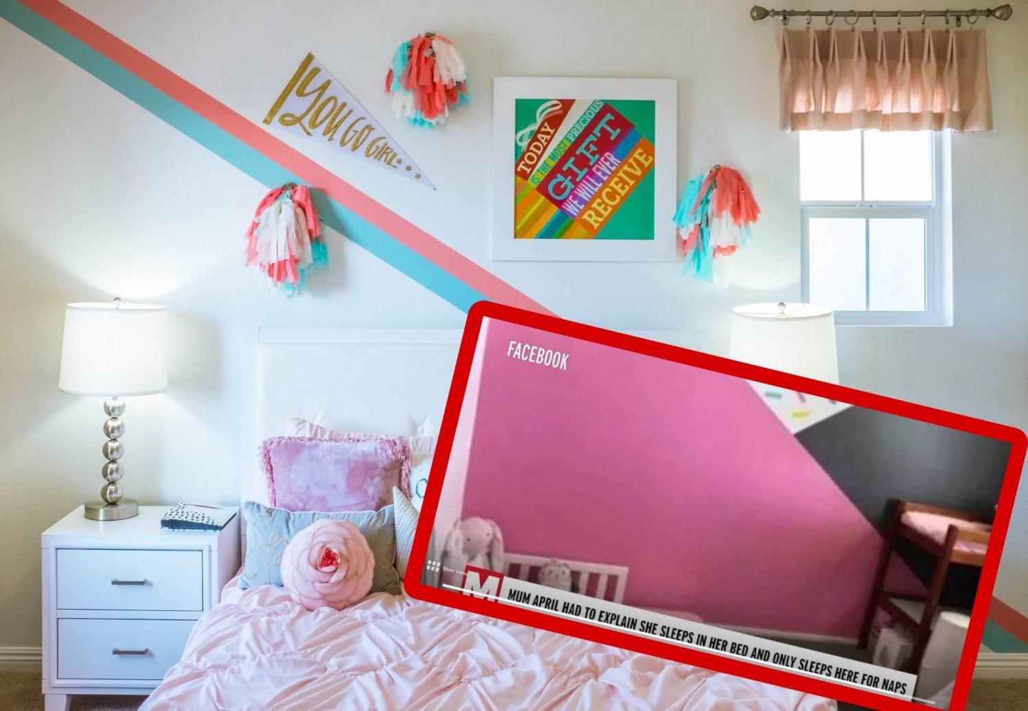 Internauci ostro o pokoju małej dziewczynki. Tego mama się nie spodziewała