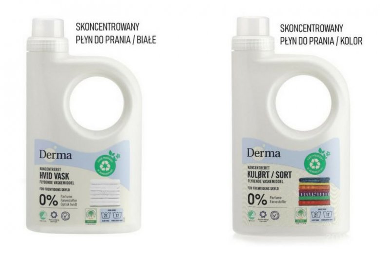 Nowe produkty do prania Derma. Bezpieczne dla zdrowia proszki i płyny