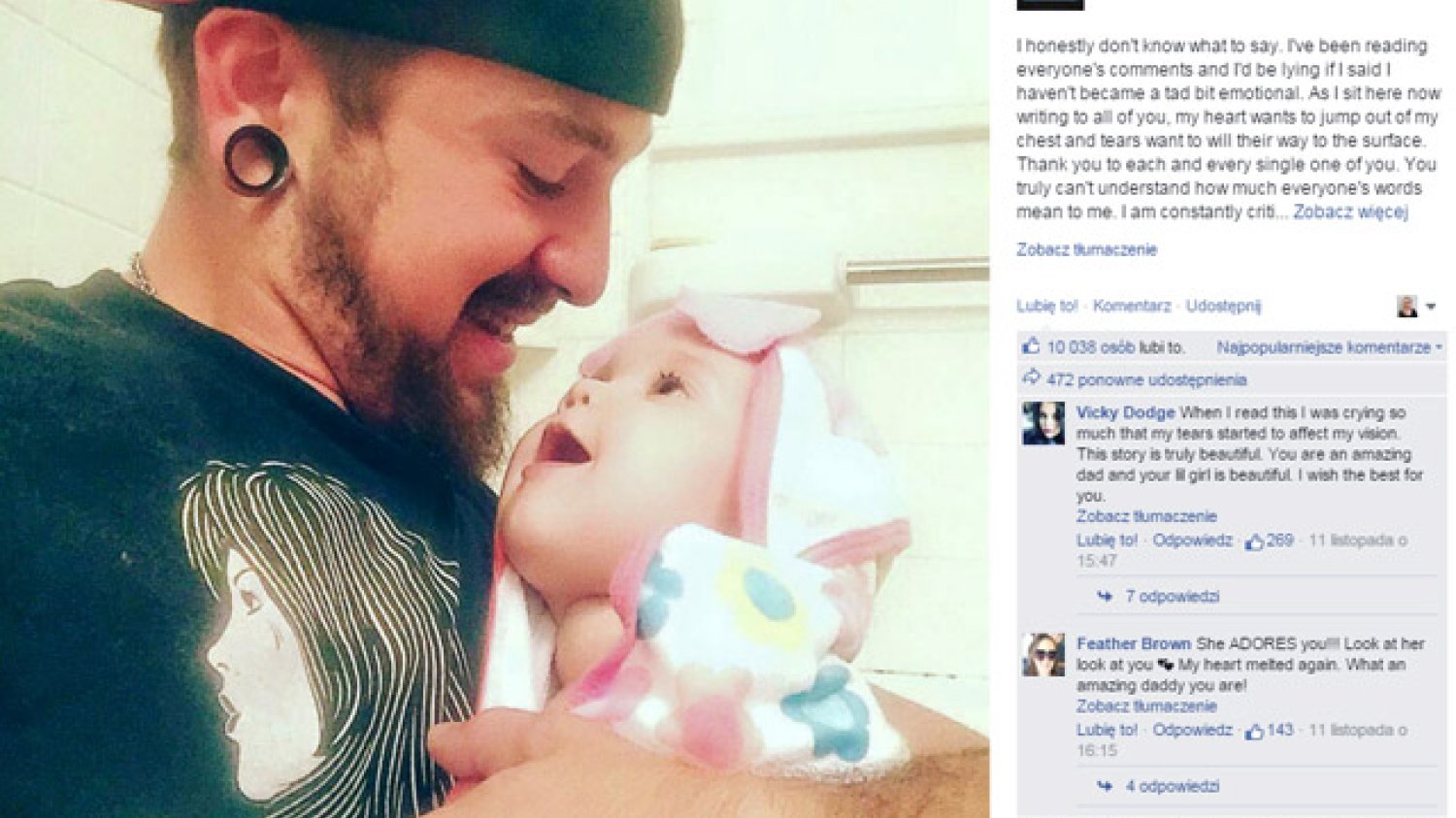 Fot. Screen z Facebooka /[url=https://www.facebook.com/lifeofdad/?fref=photo] Life od Dad[/url]