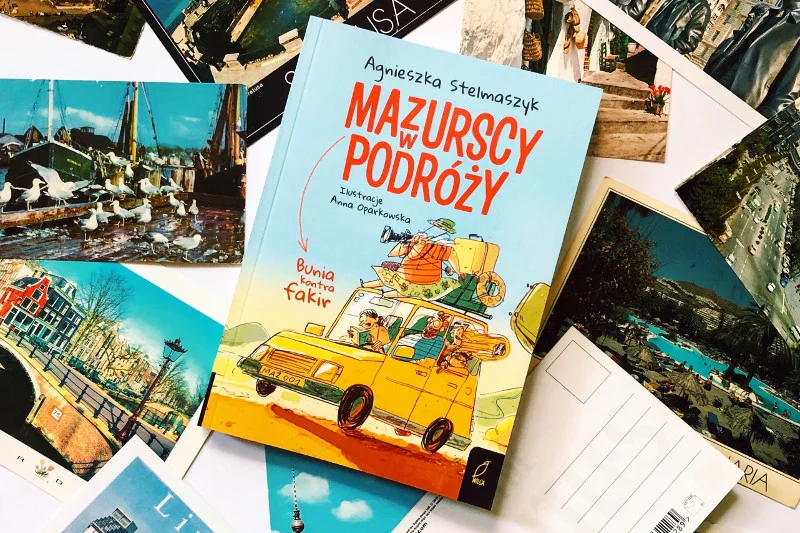 Do napisania książki "Mazurscy w podróży" jej autorkę zainspirowały wycieczki po Europie
